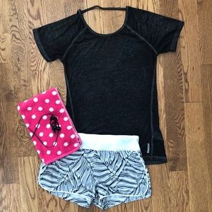 Open Back Workout Tee